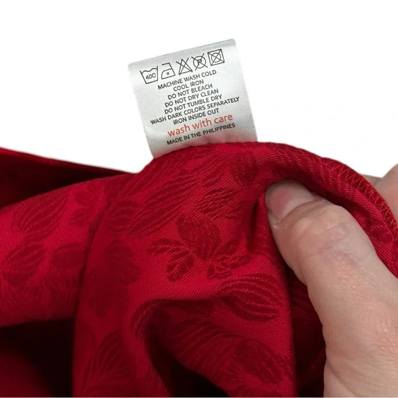 Periwinkle Girls Red Formal Dress 8y Holiday Xmas - Picture 5 of 8